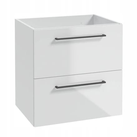 STAMAR - Badkamerkast 60cm met Wandcloset - Badkamermeubel - Wit