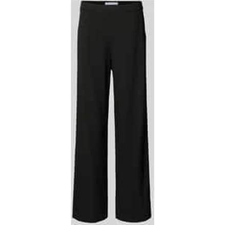 Wide leg stoffen broek met elastische band Model 'PALINA'