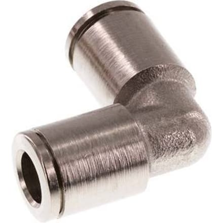 6mm 90Graden Bocht Insteek Fitting Messing FKM [2 Stukken]