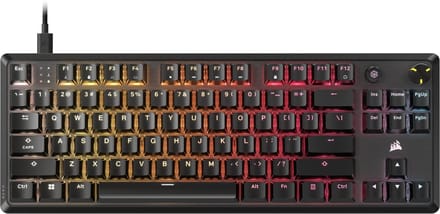 Corsair K70 CORE TKL Gaming Toetsenbord – Mechanisch – US‑QWERTY Layout – USB – Zwart