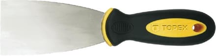 TOPEX - Schilder Spackmes - Roestvrij Staal - 75 mm - Antislip Handvat