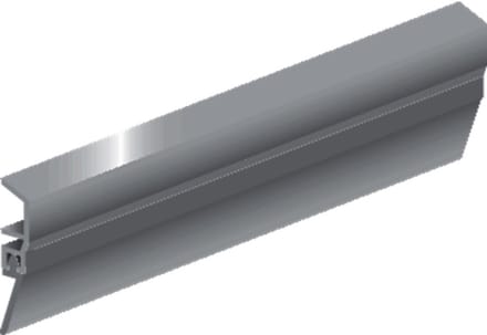 Ellen Matic Dorpelstrip- Aluminium Acryl - 100 cm