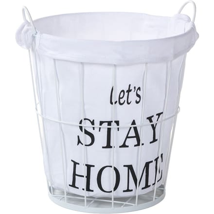 Baytex Wasmand Stay Home M - Wit