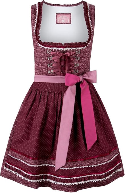 Klassieke Dames Dirndl Jurk met Schort voor Feest en Oktoberfest