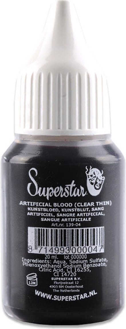 Superstar - Kunstbloed helder dun (20ml)