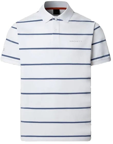 Hackett Hm5600117 Korte Mouw Poloshirt Wit S Man