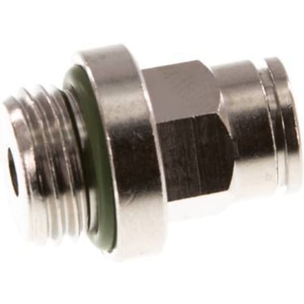 6mm x G1/4'' Messing Insteekfitting Buitendraad FKM [2 Stuks]