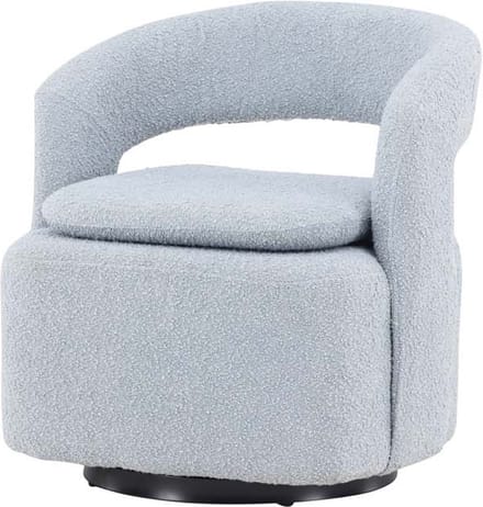 Laurel fauteuil draaifunctie blauw.
