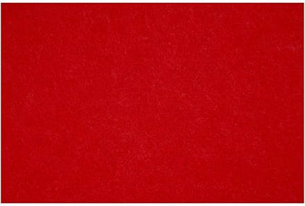 Hobbyvilt, vel 42x60 cm, dikte 3 mm, antiek rood, 1 vel | Hobby vilt