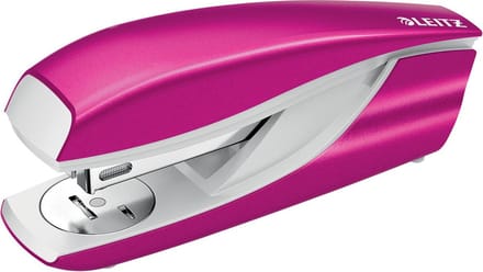 Leitz NeXXt WOW 5502 nietmachine, roze metallic, op blister 6 stuks