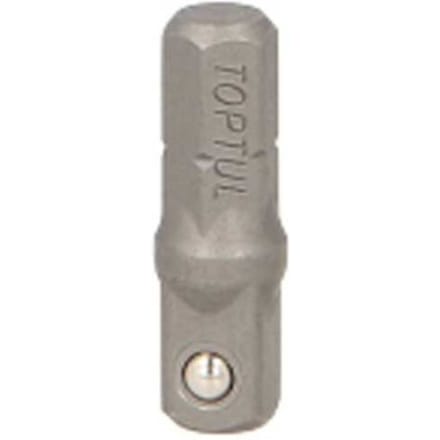 Schroevendraaier adapter TOPTUL 1/4 inch (Quadrat) auf 1/4 inch (6-kant)