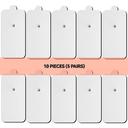 Patch d'Électrostimulation EMS Électrode Coussinets Stimulateur Musculaire Pour Acupuncture Physiothérapie Machine TENS Gel Conducteur Réutilisable beige