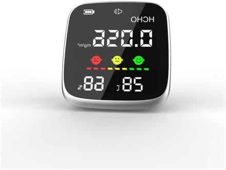 Formaldehyde Detector - Luchtkwaliteit Meter - Luchtkwaliteit Testen - Semiconductor Detectie - 0-1.999 mg/m³ - One Color