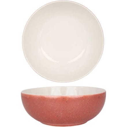 Rinart Diepbord - Rosa - Porselein - 23 cm (2000cc) - set van 6
