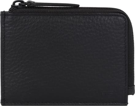 Jost Stockholm Portemonnee Leer 12 cm - Jongens - Horizontaal - schwarz