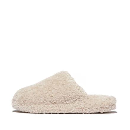 FitFlop FitFlop witte teddy pantoffels WIT - Maat 36