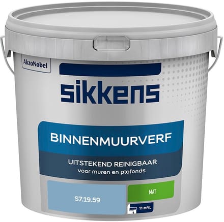 Sikkens - Binnenmuurverf Mat - S7.19.59 - Mengverf - 5 L
