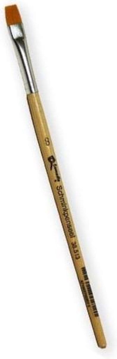 Schminkpenseel Comedia plat maat 8