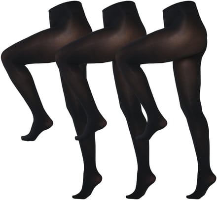 Next - Dames - Set van 3 ondoorschijnende panty's van 100 denier - Zwart