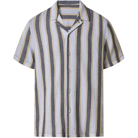 ESMARA MEN Mousseline heren overhemd (Wit/grijs, M)