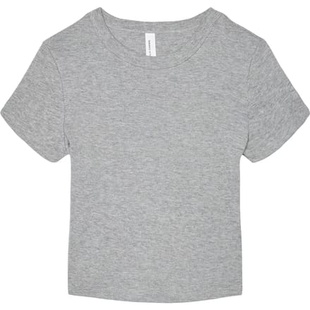Bella+Canvas Women´s Micro Rib Baby Tee BL1010 - Athletic Heather - M