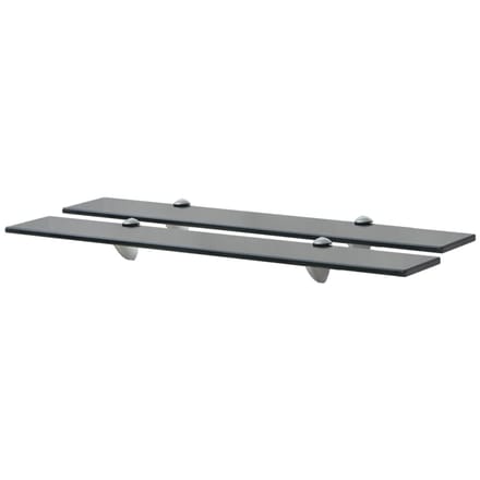 vidaXL - Schappen - zwevend - 2 - st - 70x10 - cm - 8 - mm - glas
