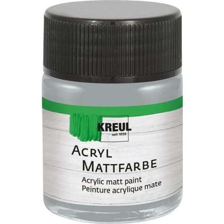 KREUL acryl matte verf, 50 ml - Blauwgrijs