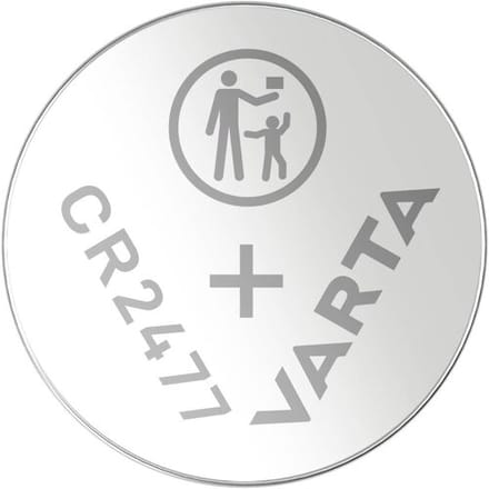 Varta Knoopcel CR2477 3 V 1 stuk(s) 850 mAh Lithium LITHIUM Coin CR2477 Bli 1