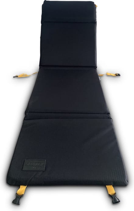Femkes SitBack - Strandstoel - Zwart/Geel