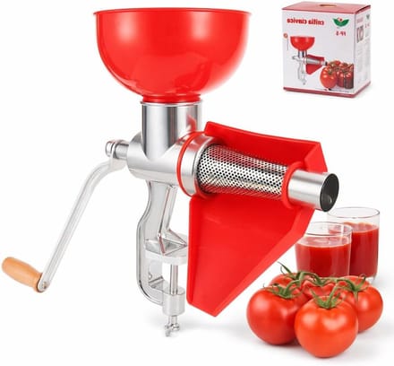 Tomatensapmaker van Aluminium Legering voor Tomatensaus en Sinaasappelsap, Handmatig en Efficiënt Sieve