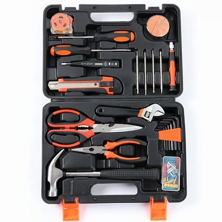 Ceruzo Gereedschapsset 45-delig – Basis Klusset– Compacte Gereedschapskoffer