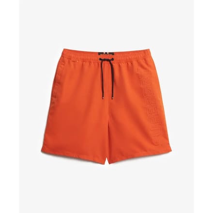 Superdry - Premium zwemshort met borduursel - 43 cm - Heren - Zwembroeken