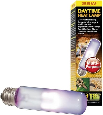 VIN® Warmtelamp reptielen - Daghittelamp, Breedspectrum Daglichtlamp, T10, 25W, E27 fitting