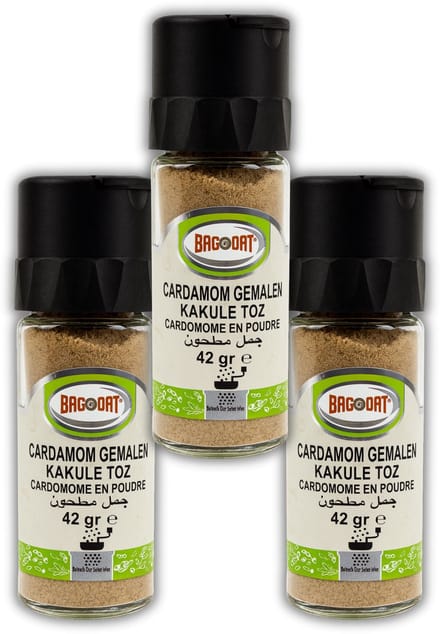 Bagdat Cardamon gemalen - Kakule Toz 100% natuurlijk - 3 stuks