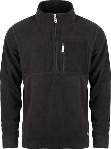 Roadsign Australia - fleece - heren trui - rits - zwart - maat M