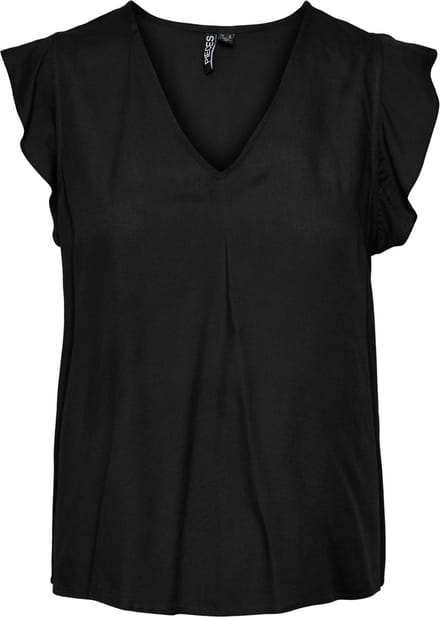 PIECES - PCNYA SL V-NECK TOP WVN MSA BC - Dames - Blouses