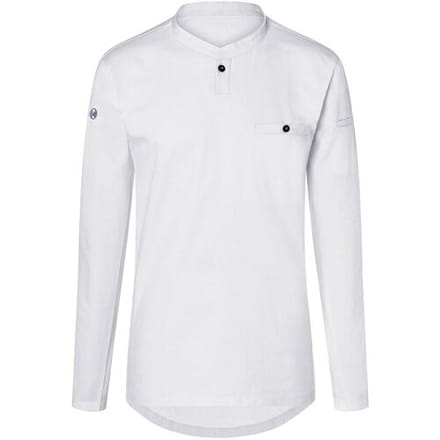(6 stuks) KARLOWSKY Lange Mouw Heren Werkshirt Performance - Wit - maat: M