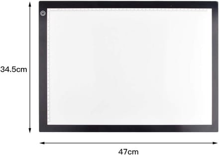 A3 Lightbox Tekentafel Ultra-dun USB-Aanpasbare Helderheid voor Tekenen en Borduren