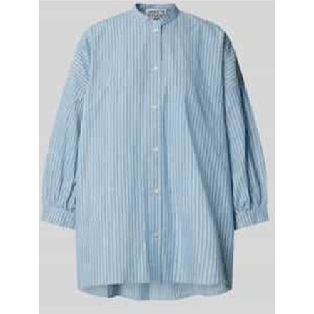 Relaxed fit blouse met opstaande kraag