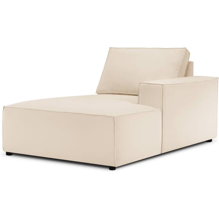 Chaise Longue Carlo rechts ribstof | Milo Casa