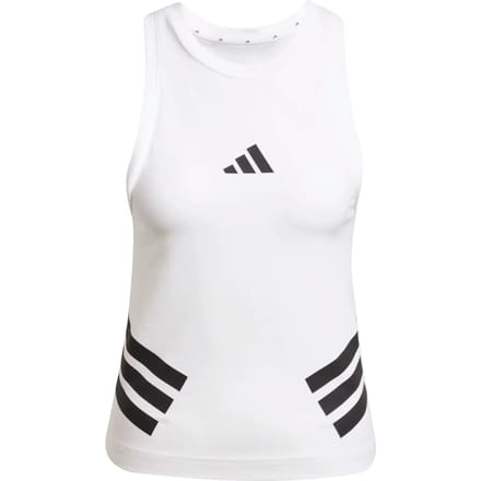 Adidas Future Icons 3 Stripes Mouwloos T-shirt Wit M Vrouw
