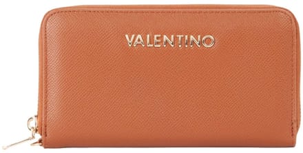 VALENTINO portemonnee Delia Re Zip Around Wallet Cuoio bruine