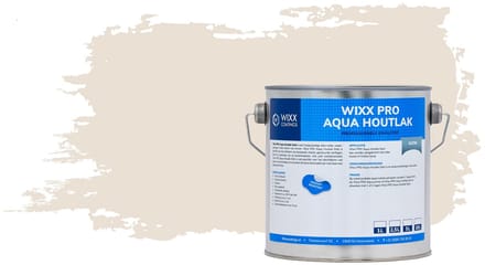 Wixx PRO Aqua Houtlak Satin - 5L - RAL 9001 | Crèmewit