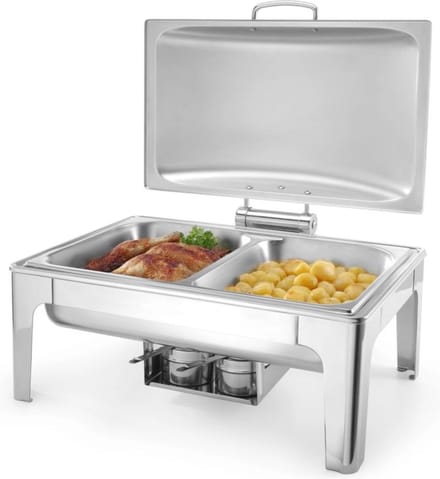 HENDI Chafing dish – GN 1/1 – satin finish – Profi Line – 9L – 570x430x290 mm