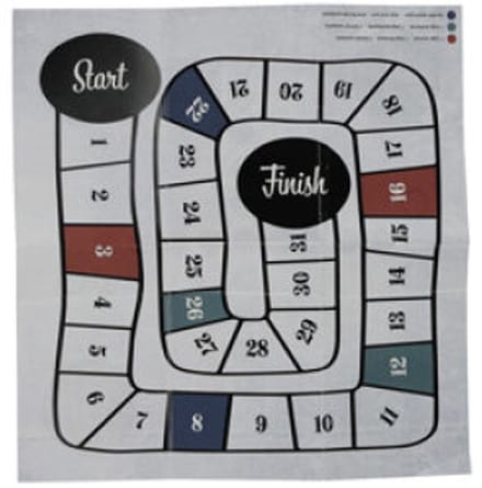 JENS Living - Reis Dobbel & Pionnen spel -