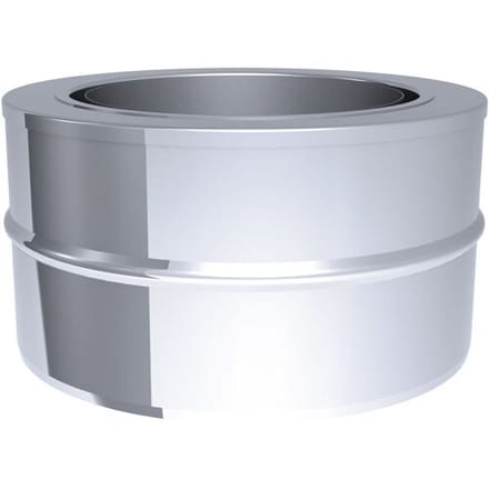 GGM Gastro Mündungsabschluss - Ø 300mm - Doppelwandig Zilver