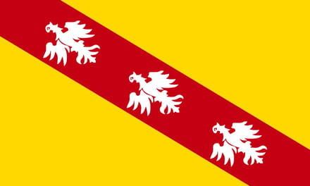 Vlag Lotharingen 100x150cm