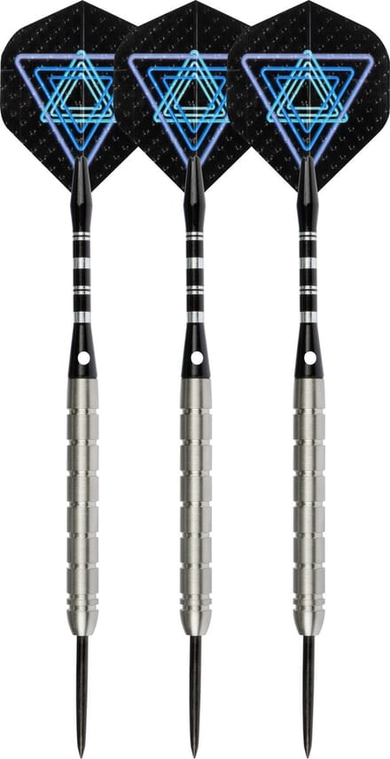 Faver Dartpijlenset 85% Tungsten - Complete Set - Zwart – 22 gram - 6 Flights