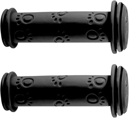 Kinderstuurgrepen - Fiets handvatten - Veilig Fietsen - Antislip Rubber - 10 cm - Zwart