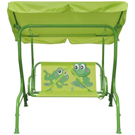 vidaXL - Kinderschommelstoel - groen
